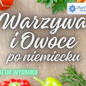 Warzywa i owoce po niemiecku: Fiszki do wydruku