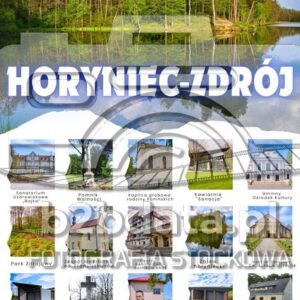Horyniec-Zdrój. Plansza edukacyjna