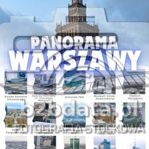 Panorama Warszawy - Plansza edukacyjna
