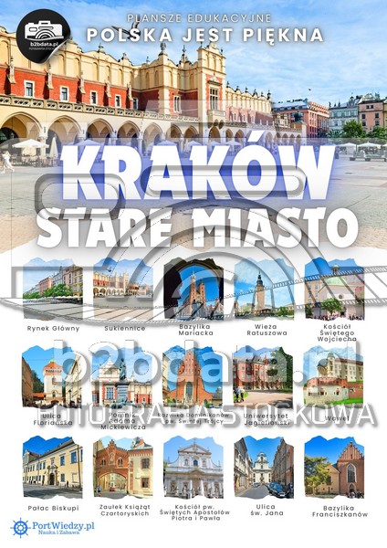 Kraków. Stare Miasto – Plansza edukacyjna 7 Kraków. Stare Miasto – Plansza edukacyjna