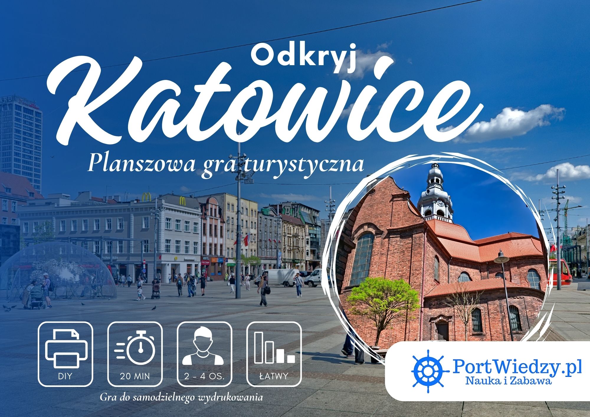 Odkryj Katowice gra planszowa | PortWiedzy.pl