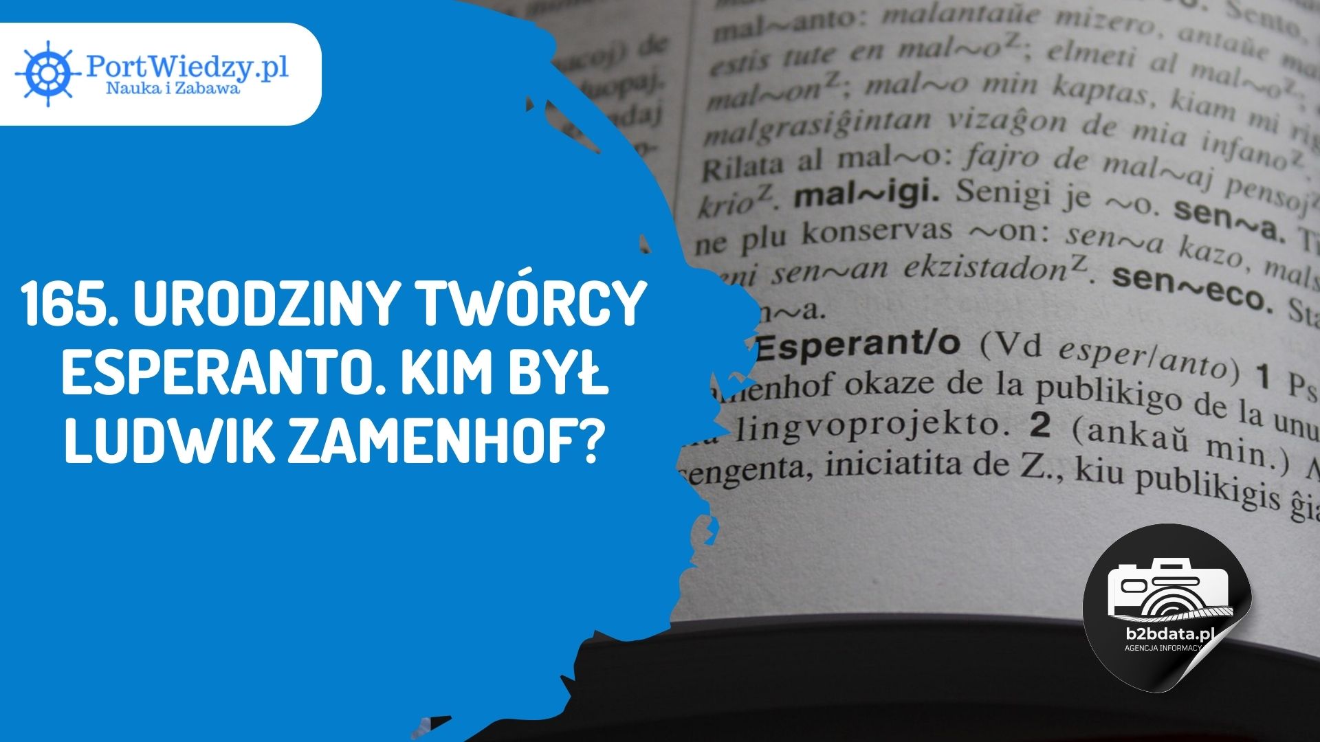 Read more about the article 165. urodziny twórcy esperanto. Kim był Ludwik Zamenhof?