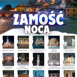 Zamość nocą – Plansza edukacyjna