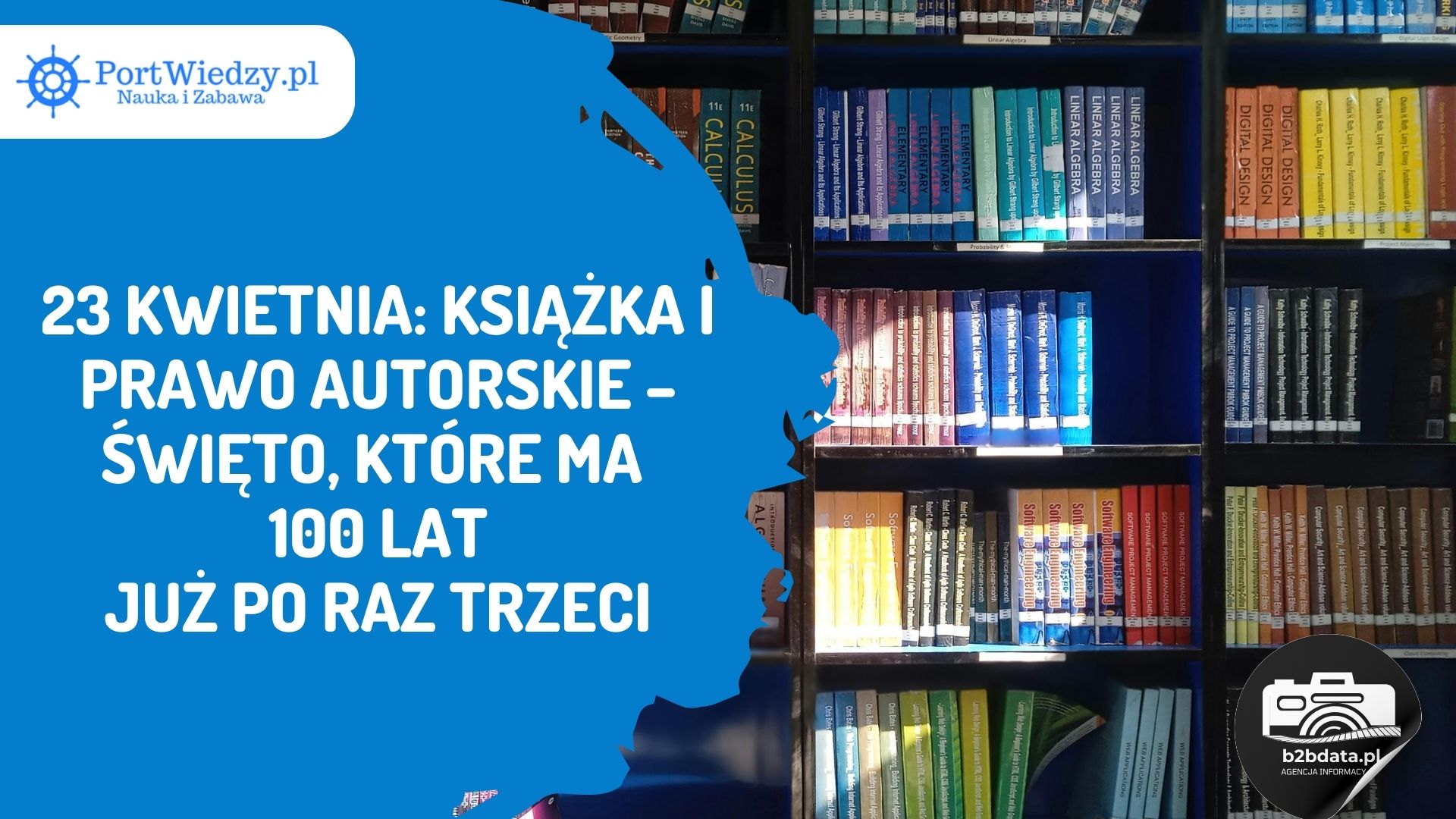 Read more about the article 23 kwietnia: Książka i prawo autorskie – święto, które ma 100 lat